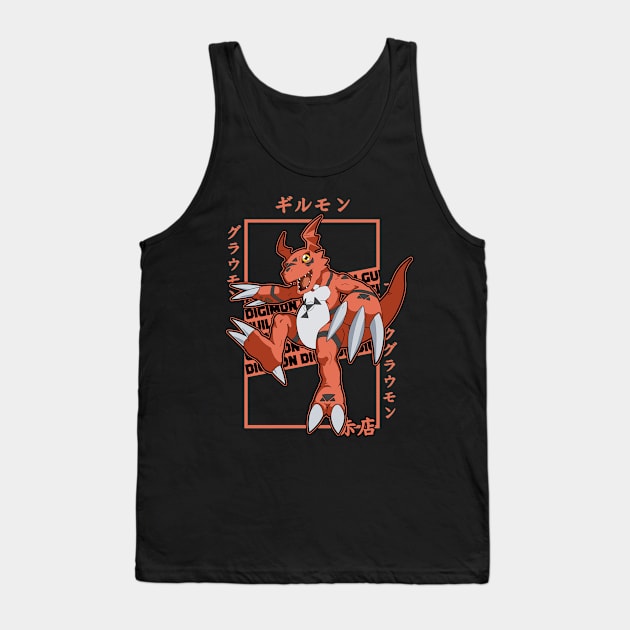 Guilmon Tank Top by red store